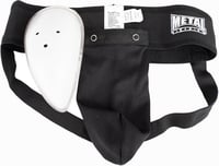 METAL BOXE Férfi Tiefschutz Suspensorium Edzés Védelem - L, Black 2