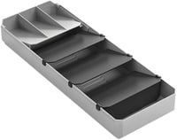 Metaltex Evőeszköz Tartó 40-49 cm Szürke/Fekete Konyhai Szervező - Single 1