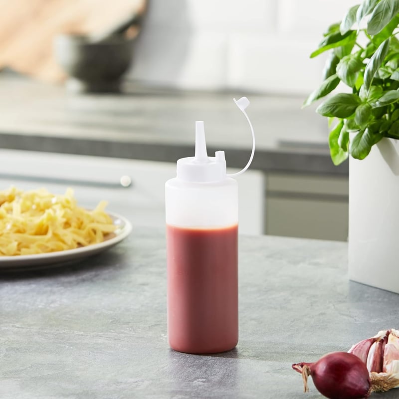 Metaltex Squeezy szószóadagoló 375 ml fehér műanyag flakon