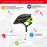 Cyklistická prilba Meteor Marven pre mužov, ženy a deti – MTB, BMX, zjazd, kolobežka, inline korčule, horský bicykel, cestný bicykel – unisex cyklistická prilba 2