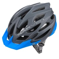 meteor Marven Kerékpáros Sisak Férfi Női Gyerek MTB Roller Downhill Inline Gördeszkázás - M (55-58cm), grey / blue 3
