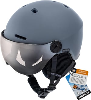 Meteor unisex kaciga za skijanje i snowboard - tamnosiva
