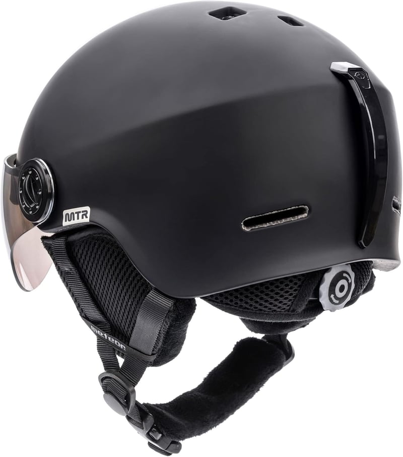 meteor Sísisak Visoros Unisex L (58-61cm) Fekete Snowboard Sisak