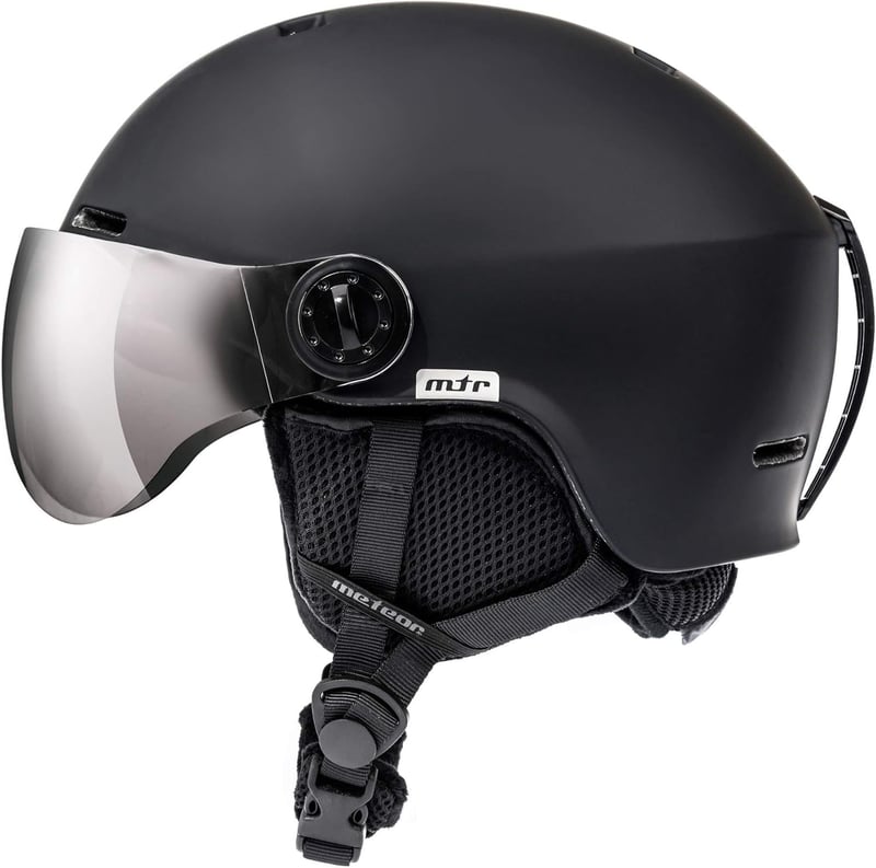 meteor Sísisak Visoros Unisex L (58-61cm) Fekete Snowboard Sisak