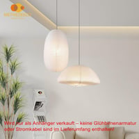 METHEDEECO rizspapír lámpabúra félgömb alakú, fehér - 50 cm, 2 db 4