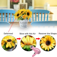Floarea-soarelui artificială METODIM în ghiveci, plantă decorativă pentru interior și exterior, decorațiune de masă pentru living, balcon, dormitor sau nuntă 4