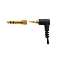 Káblové slúchadlá k TV Metronic 480143, 6 m kábel, 3,5 mm jack, 6,35 mm adaptér, ľahké a nastaviteľné, stereo, čierne 3