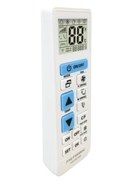 Univerzálny diaľkový ovládač klimatizácie Metronic 495348 s funkciou automatického vyhľadávania a vyhľadávania podľa modelu, časovačom a 5 prevádzkovými režimami 1