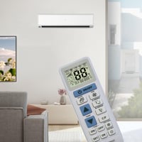 Univerzálny diaľkový ovládač klimatizácie Metronic 495348 s funkciou automatického vyhľadávania a vyhľadávania podľa modelu, časovačom a 5 prevádzkovými režimami 5