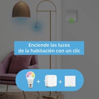 Metronic 495712 Inteligentný bezdrôtový vypínač Zigbee Wi-Fi s 3 programovateľnými funkciami pre inteligentnú domácnosť, biely, 85x85x14 mm 2