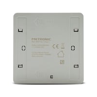 Metronic 495712 Inteligentný bezdrôtový vypínač Zigbee Wi-Fi s 3 programovateľnými funkciami pre inteligentnú domácnosť, biely, 85x85x14 mm 8