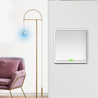 Metronic 495712 Inteligentný bezdrôtový vypínač Zigbee Wi-Fi s 3 programovateľnými funkciami pre inteligentnú domácnosť, biely, 85x85x14 mm 10