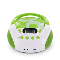 Player CD-MP3 portabil Metronic Gulli 477108 cu port USB - Verde, Radio Stereo 2