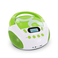 Player CD-MP3 portabil Metronic Gulli 477108 cu port USB - Verde, Radio Stereo 1