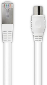 Metronic RJ45/TV koaxiális kábel 2m - 9.52mm csatlakozó 2
