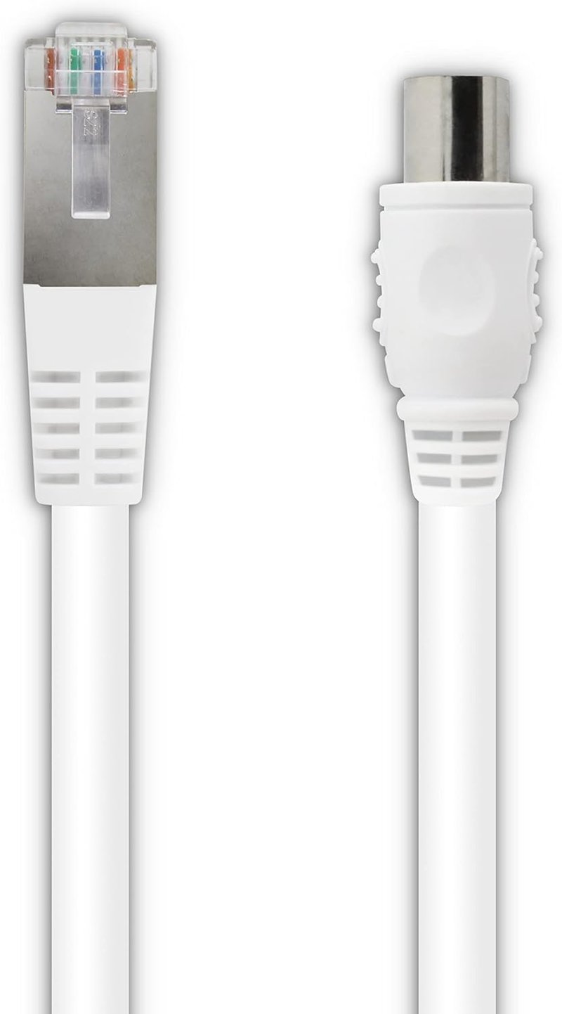 Metronic RJ45/TV koaxiális kábel 2m - 9.52mm csatlakozó