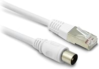 Metronic RJ45/TV koaxiális kábel 2m - 9.52mm csatlakozó 1