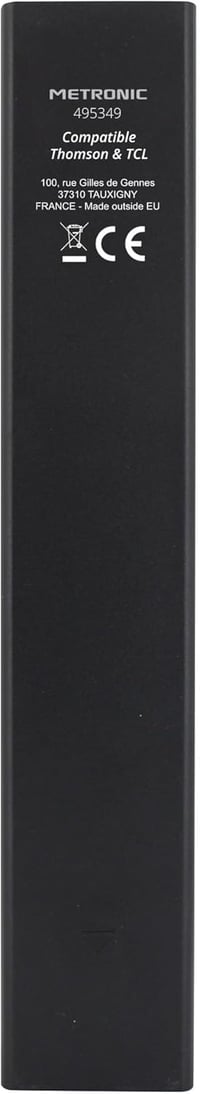 Metronic Távirányító Thomson és TCL TV-hez 495349 - Unique, Thomson & TCL replacement remote control 3