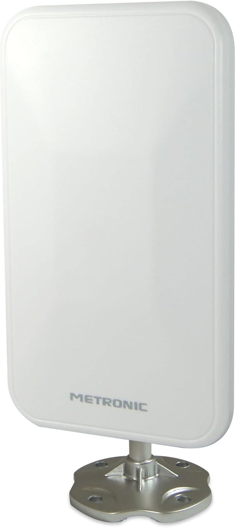 Metronic XP 94 4K UHD Kültéri Antenna DAB+ DVB-T2 5G Védelemmel Fehér - XP 94 4K Dab+ UHD Compact Outdoor Antenna