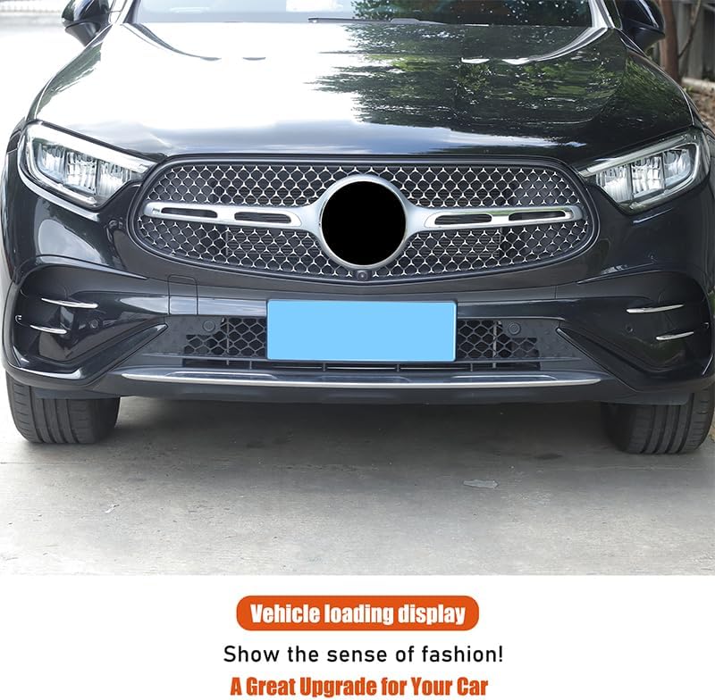 METYOUCAR ABS Chrome Ködlámpa Burkolat GLC 2023 2024 Ezüst