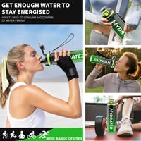 Mevoly Tritan sportkulacs időjelöléssel, BPA-mentes - 1 liter - agátzöld 8