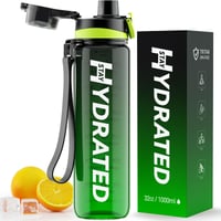 Mevoly Tritan sportkulacs időjelöléssel, BPA-mentes - 1 liter - agátzöld 1
