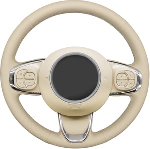 MEWANT Fiat 500 / 500C presvlaka za volan od mikrovlakana umjetne kože - bež