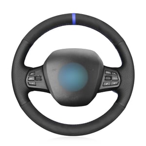 MEWANT BMW i3 (2013-2022) ručno šivena navlaka za volan od prave kože i antilopa