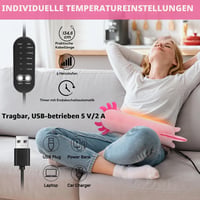 Pernă electrică de încălzire MewMix Axolotl cu funcție USB pentru gât, spate, umeri, abdomen și perioadă menstruală 6