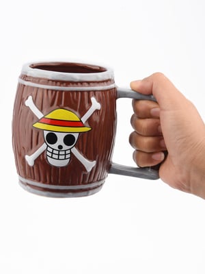 MeYuxg keramička šalica u obliku bačve iz serije One Piece - anime poklon