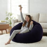 Fotoliu Puf Inflabil MeYuxg cu Pompă, Fotoliu Inflabil, Super Moale, Lavabil, Canapea cu Pernă de Aer, Pat de Camping Portabil pentru Grădină, Plajă, Interior, Exterior, Albastru 2