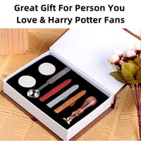 MeYuxg Harry Potter Viaszpecsét Szett Hogwarts Varázslat Meghívó Ajándék 6