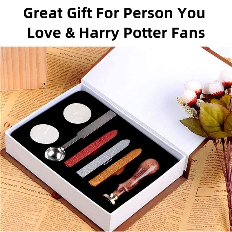 MeYuxg Harry Potter Viaszpecsét Szett Hogwarts Varázslat Meghívó Ajándék