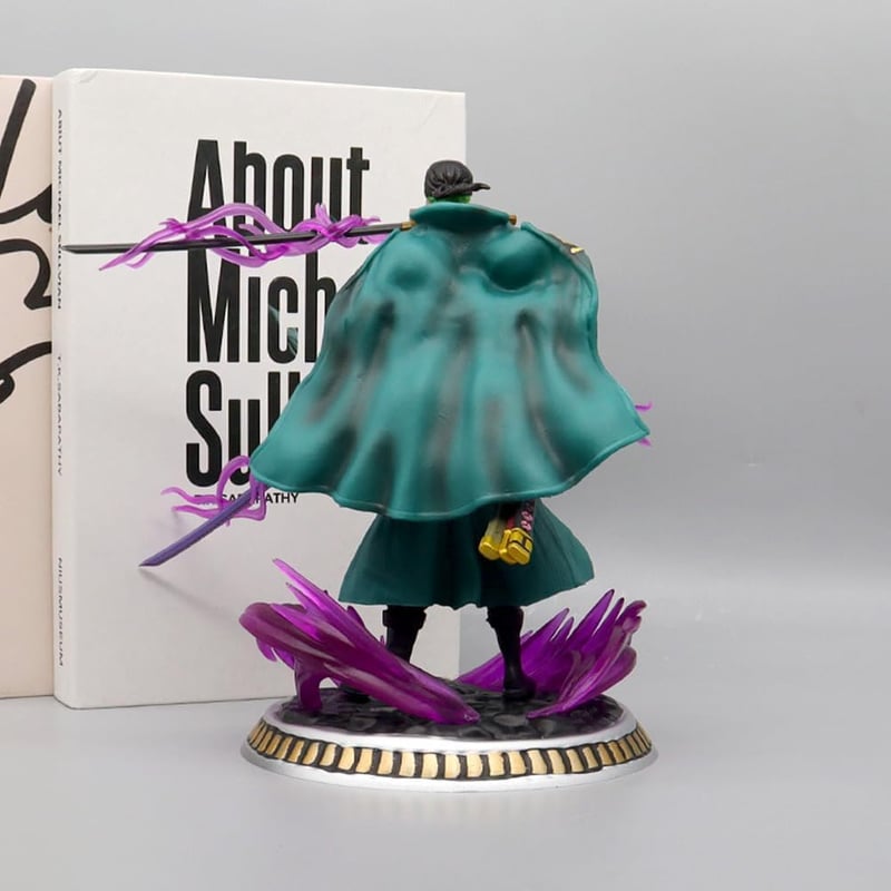 MEZHEN Roronoa Zoro Anime Figura PVC Szobor Gyűjtői Modell Asztali Dekoráció