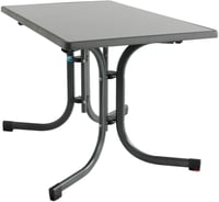 MFG Freizeit Boulevard összecsukható kerti asztal, 110x70 cm - antracit keret, pala mintás lap 1