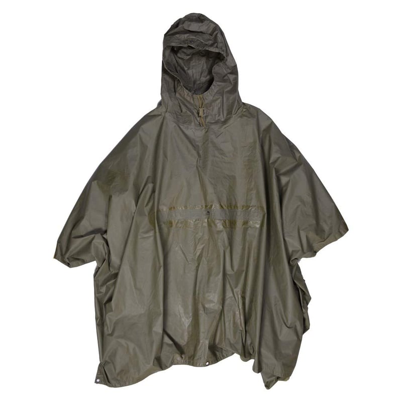 Poncho MFH BW - Măsliniu și Galben - Pelerină de ploaie militară unisex pentru drumeții outdoor