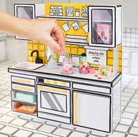 Sada na hranie MGA's Miniverse Make It Mini Kitchen s UV lampou, tajným receptom a mini kuchynskou rukavicou, od 8 rokov, nejedlé 2