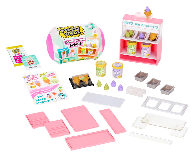 MGA's Miniverse Make It Mini Spaces – Prekvapivý set nábytku, mini zberateľské figúrky, kreatívna hračka, od 8 rokov