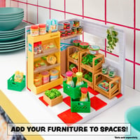 MGA's Miniverse Make It Mini Spaces – Prekvapivý set nábytku, mini zberateľské figúrky, kreatívna hračka, od 8 rokov 7