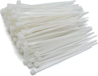 MgcTolBox 200 db fehér kábel kötegelő 100x2.5mm UV-álló nylon 1