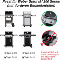 MGiessca 7635 Flavorizer Bars Weber Spirit 200/E210/220 grillhez - 38,8 cm 2