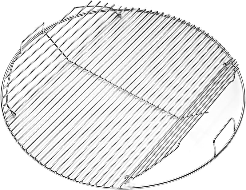 MGiessca 54,6 cm kerek grillrács Weber 57 cm széngrillhez, összecsukható grillrácscsere - 7436 cooking grate