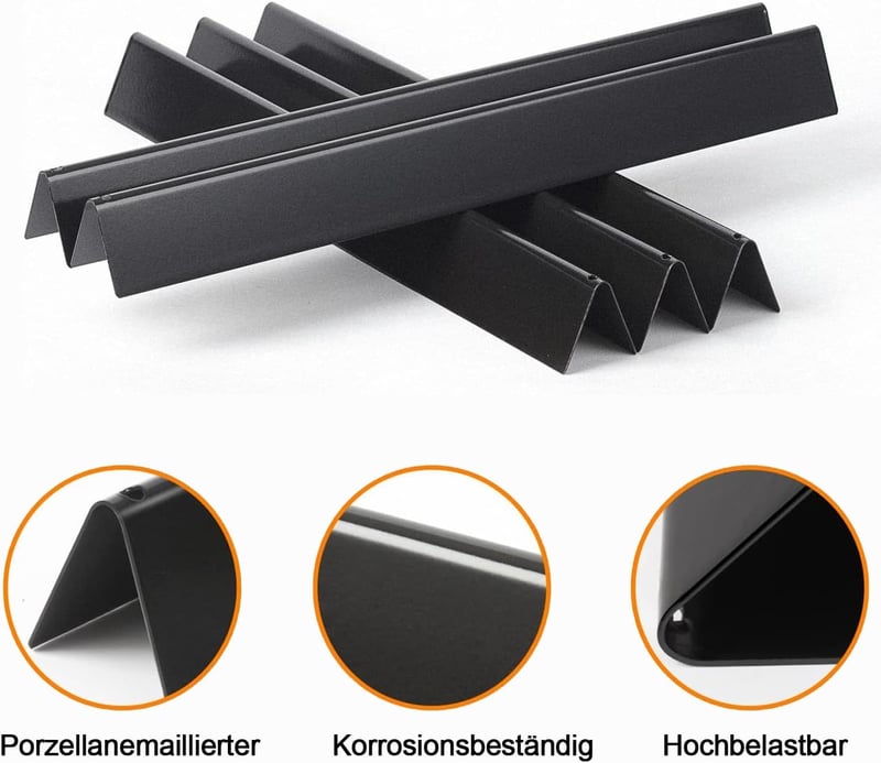 MGiessca 57 cm Flavorizer Bars Weber Spirit gázgrill aroma sín csere - 57x 5,7 x 6CM