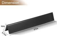 MGiessca 57 cm Flavorizer Bars Weber Spirit gázgrill aroma sín csere - 57x 5,7 x 6CM 3