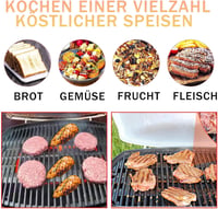 MGiessca Weber Q300 Q320 Q3000 grillrács szett, 45x32 cm öntöttvas grillrács csere alkatrész 5