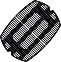 MGiessca Weber Q300 Q320 Q3000 grillrács szett, 45x32 cm öntöttvas grillrács csere alkatrész 1