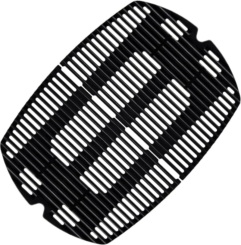 MGiessca Weber Q300 Q320 Q3000 grillrács szett, 45x32 cm öntöttvas grillrács csere alkatrész