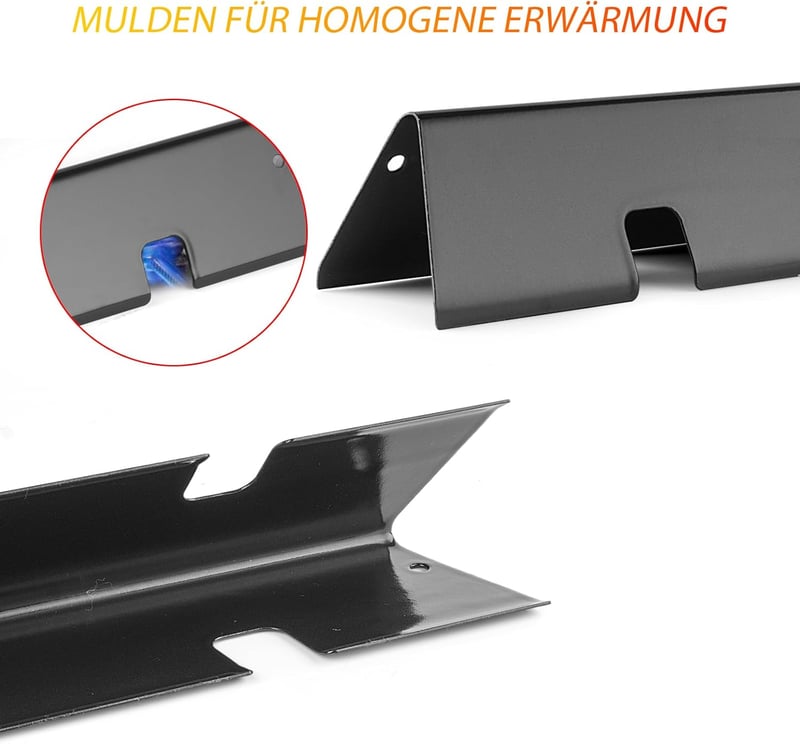 MGiessca Weber Spirit 200/210 égőcsövek, aroma sín és hővédő burner cover szett