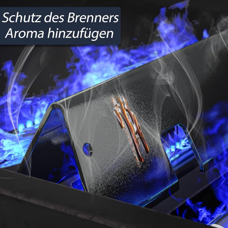 MGiessca Weber Spirit 200/210 égőcsövek, aroma sín és hővédő burner cover szett