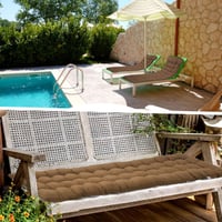 Pernă pentru șezlong de grădină Mhwgo, antiderapantă, pernă pentru scaun cu spătar înalt, căptușeală de 8 cm grosime, husă pentru șezlong de grădină, culoarea 03 6
